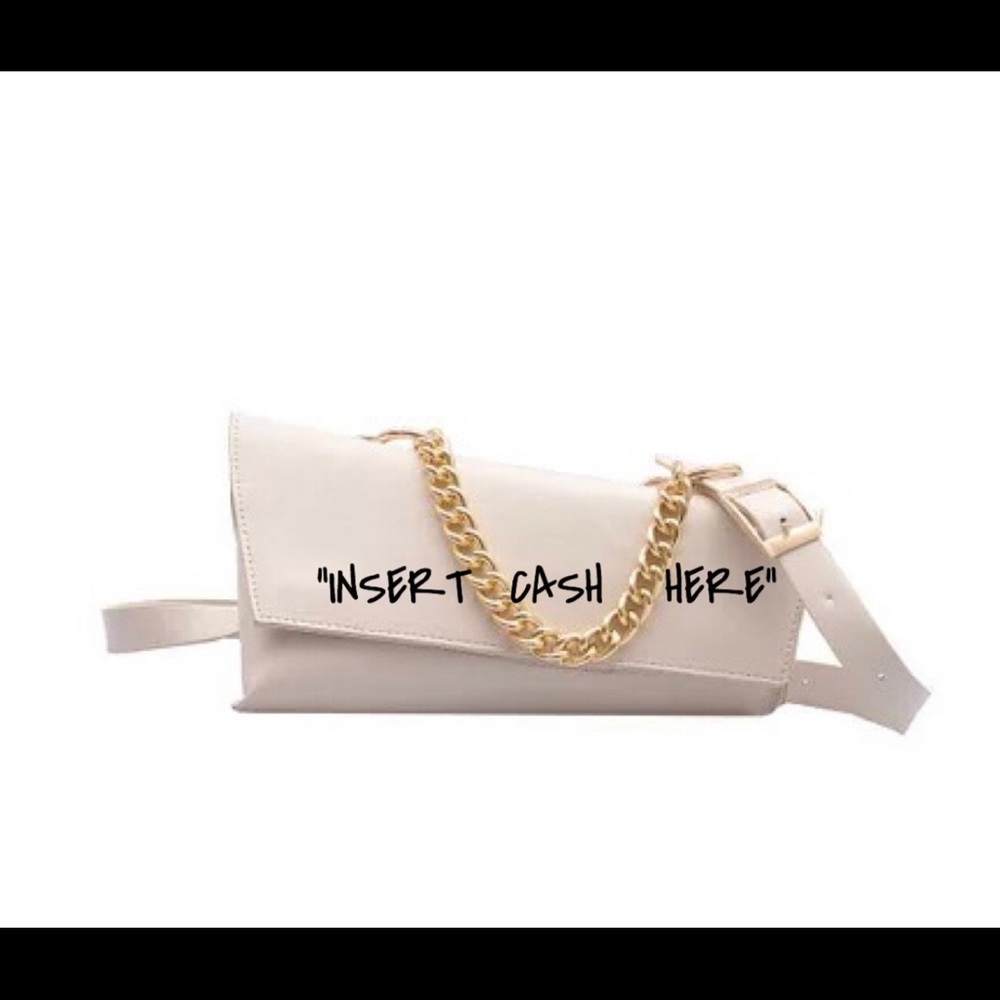 Insert Cash Here Bag